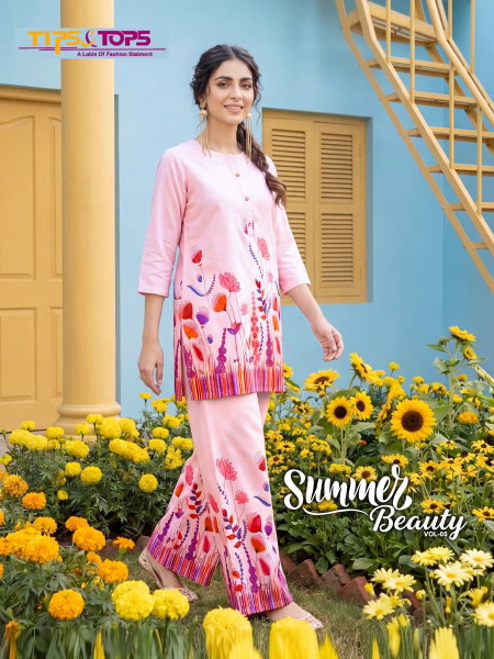Summer Beauty Vol 5 By Tips And Tops Rayon Bulk Co Ord Set Orders In India
